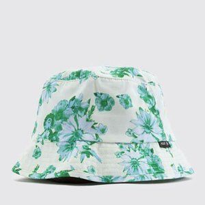 NWOT! Huf Dazy Bucket Hat Green White Flroal Floral Daisy
